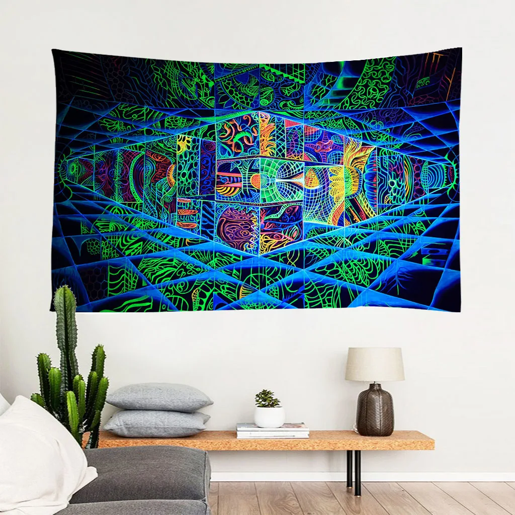 

Geometric Figure Tapestry Wall ing Throw Poster Room Decor