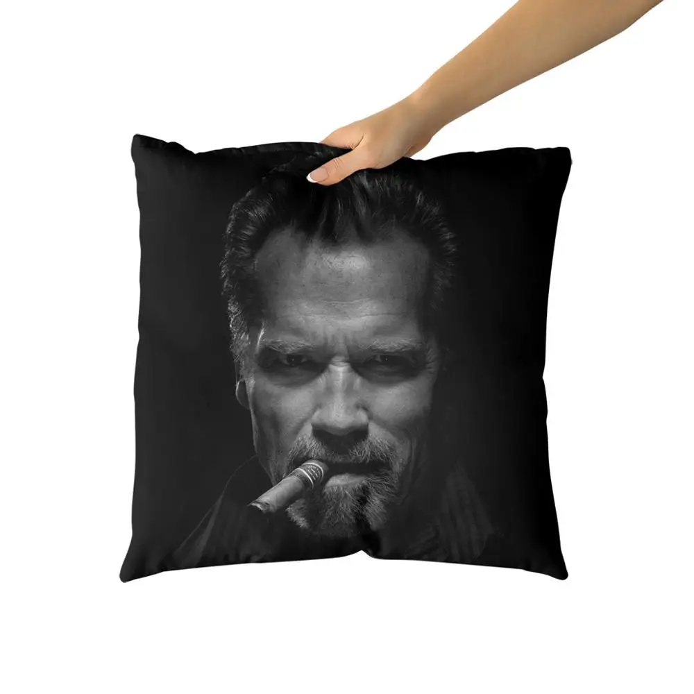 Арнольд Шварценеггер хлопчатобумажные брезентовые наволочки на заказ для