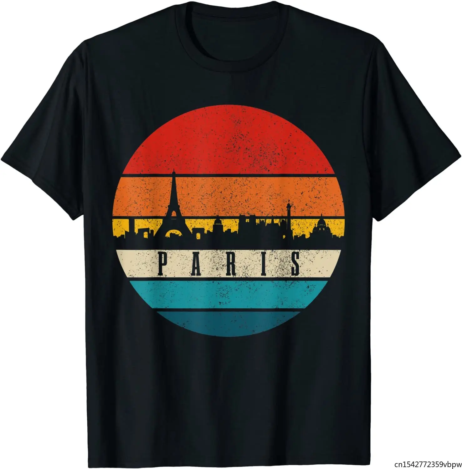 

Paris Skyline Eiffel Tower Vintage France Souvenir Paris T-Shirt