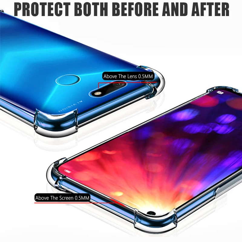 Прозрачный чехол для телефона из ТПУ с воздушной подушкой huawei P20 P30 Pro Lite mate 20 Nova 3
