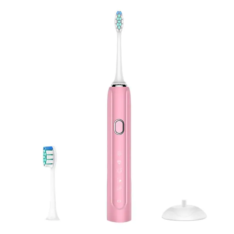 Electric Toothbrush Sonic Vibration Inductive Charging IPX7 Waterproof Soft Adult | Бытовая техника