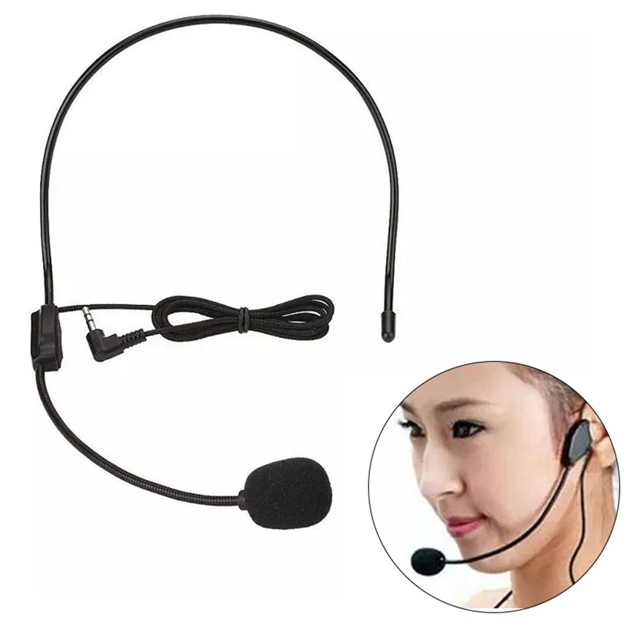 Проводная гарнитура с шумоподавлением 3 5 мм компьютерные наушники микрофоном