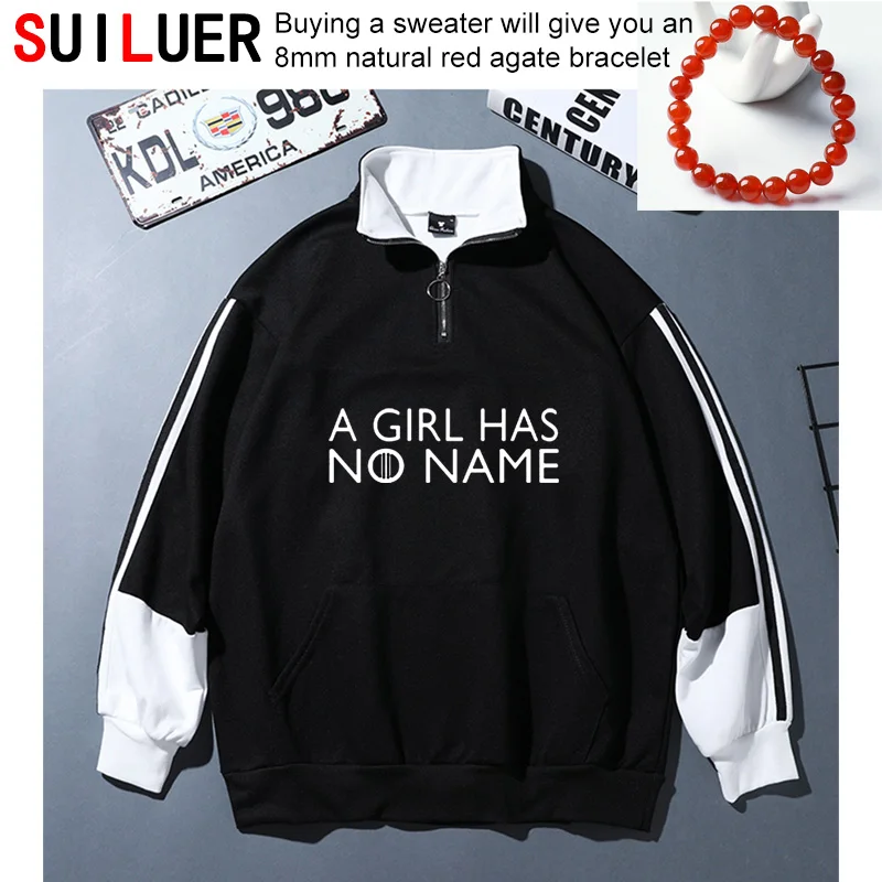 

Women Sports Running Hoodies Thrones 100% Cotton Sweatshirts A Girl Has No Name Funny Casual Female Oversize Pullovers Clothing