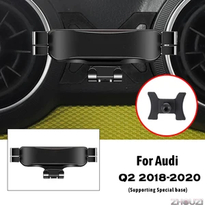 car mobile phone holder for audi q2 2018 2020 air vent outlet clip mounts stand gps gravity navigation bracket car accessories free global shipping