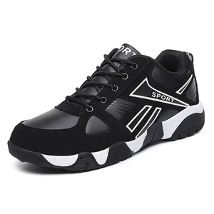 Мужские повседневные спортивные туфли, модные парные туфли больших размеров, мужская обувь из кожаной ткани, мужские Нескользящие кроссовки для бега, новинка 2019