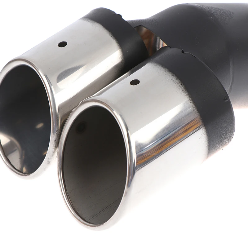 Новое универсальное украшение автомобиля хромированная Хвостовая труба из