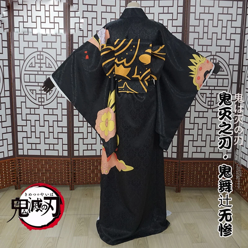 Аниме Демон Истребительница Kimetsu без Yaiba Kibutsuji Muzan Косплэй костюм Для женщин