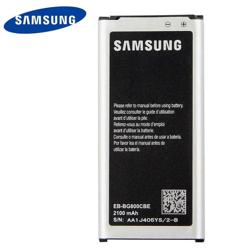 Оригинальный samsung высокое качество EB BG800CBE Батарея для Galaxy S5 mini SM G800F G870a G870W BG800BBE