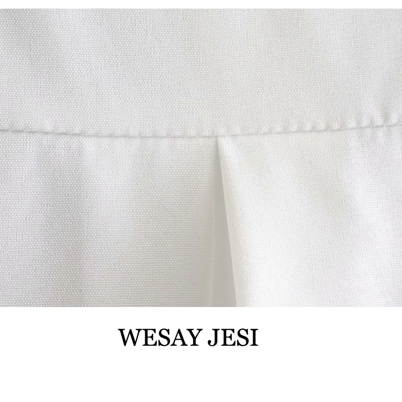 

WESAY JESI Shirt New Top Women Casual Fashion 2021 Loose Geomatri Lapel Blouse Office Ladies Long Sleeve Shirts Chic Blusas Tops