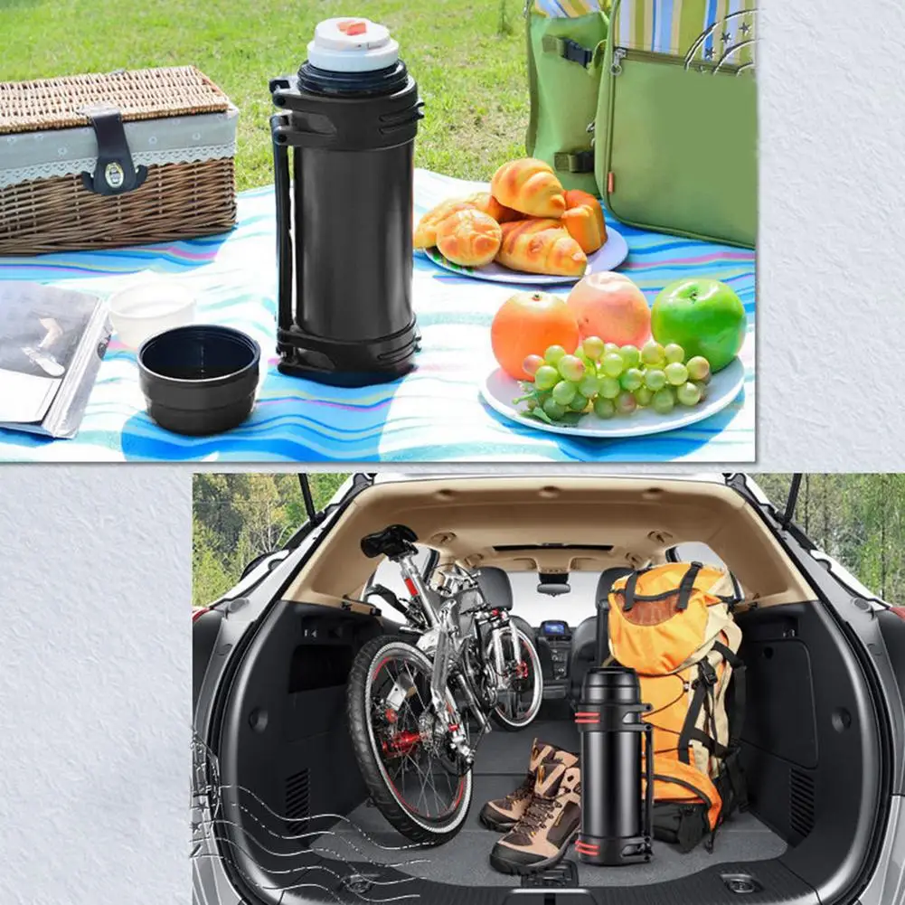 

2500ml Large Capacity Stainless Steel Vacuum Insulated Flask with Drinking Cup Flask Insulated Thermo Bottle Keep warm 12-24 H