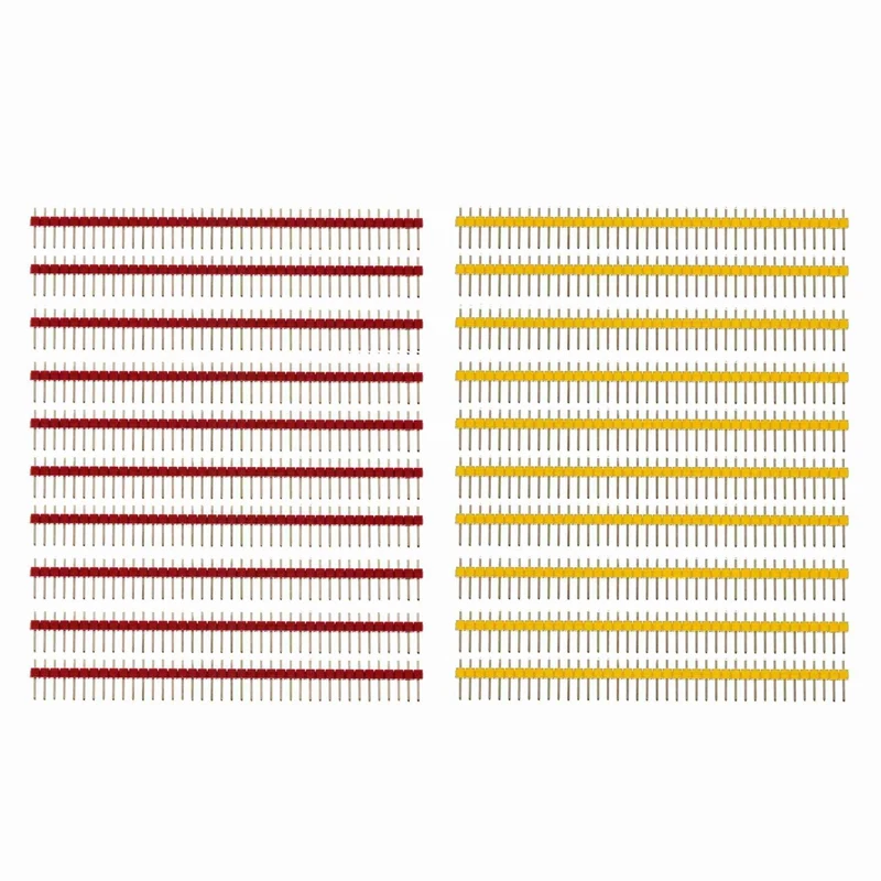 20 шт. 2 54 мм 40Pin Мужской Однорядный контактный разъем полосы для Arduino DIY 10 полосок