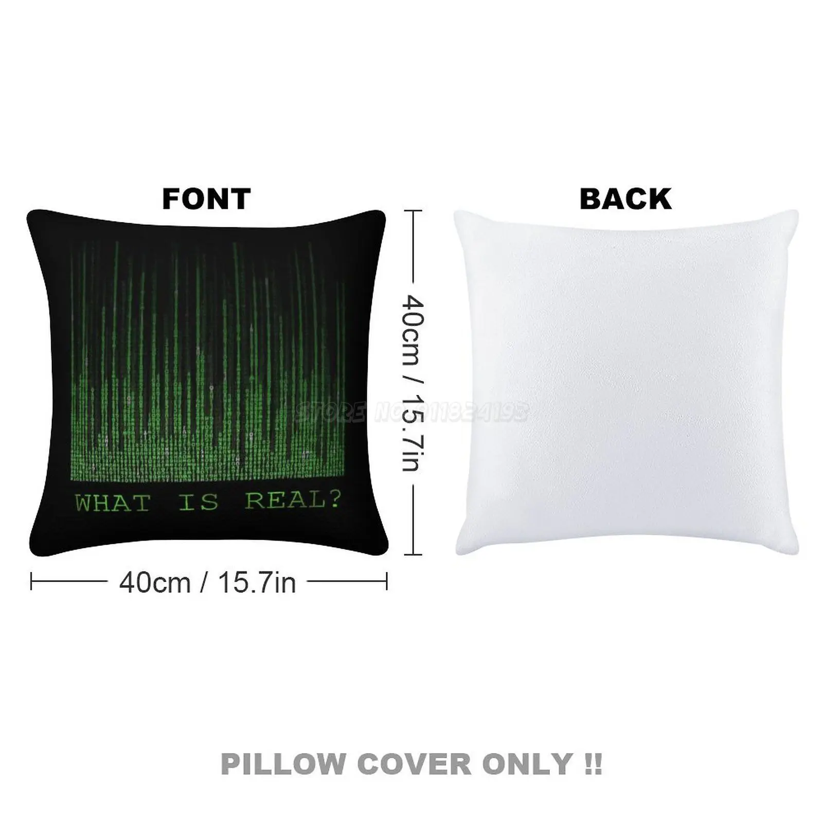 Что такое реальное? -Наволочка с пайетками из матрицы украшение для дома и кафе