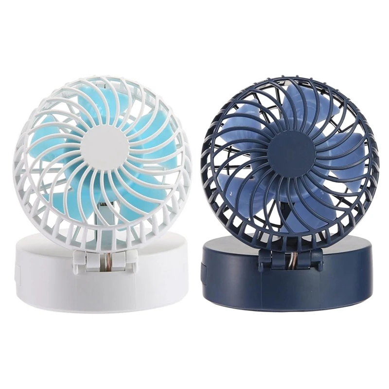 2 комплекта портативный ручной вентилятор мини открытый ожерелье 3 скорости 180