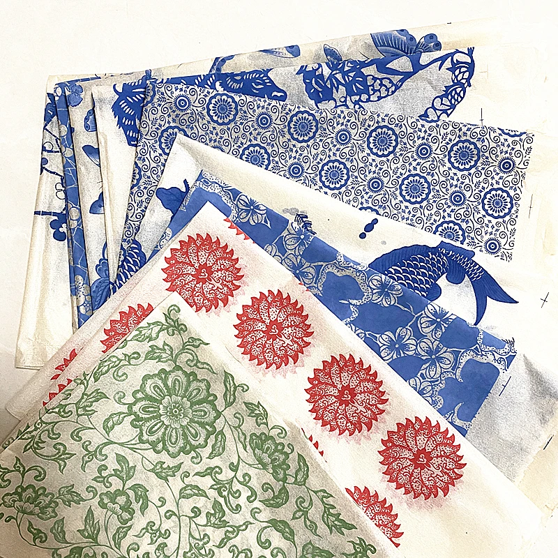 5 шт. гончарная керамика глины трансферная бумага глазури подглазурная бумажный