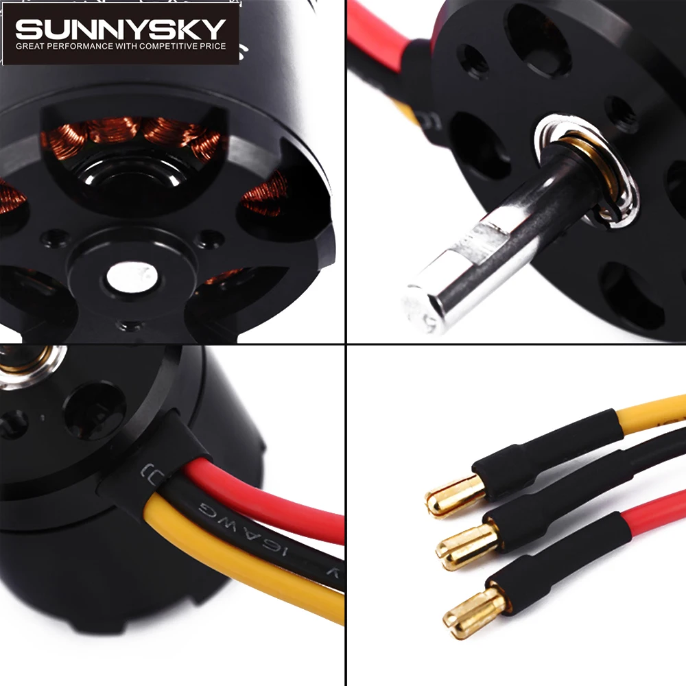 1 шт. Sunnysky X2820 800KV/920KV/1100KV 3 5S Lipo бесщеточный двигатель для радиоуправляемого