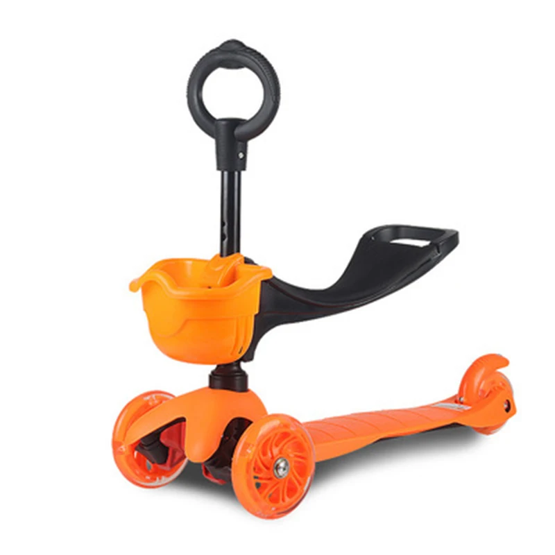 ARDEA Kids Scooter 1-7 Ages flashing wheel Adjustable Boy Girl Child folding Aluminum alloy skateboard | Спорт и развлечения