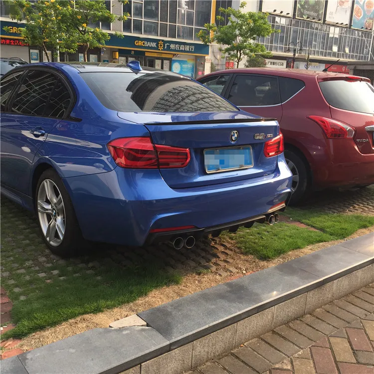 Спойлер для BMW F30 F35 2015 2018 320li 325li M3 Высокое качество карбоновое волокно заднее
