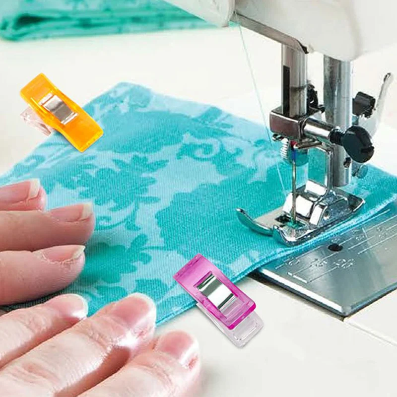 

20/50pcs Mixed Plastic Needle Clips Holder For DIY Patchwork Fabric Craft Sewing Knitting Clips DIY Sewing Accessories