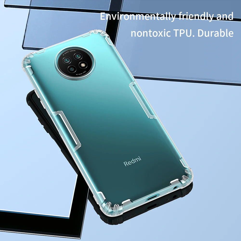 Nillkin для Xiaomi Redmi Note 9T 5G чехол ТПУ силиконовый прозрачный чехол-накладка защитный