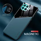 Автомобильный Магнитный чехол из плексигласа для телефона Huawei Mate 40 30 20 P Smart 2020 2021 P40 P30 Lite P20 Pro, силиконовый бампер