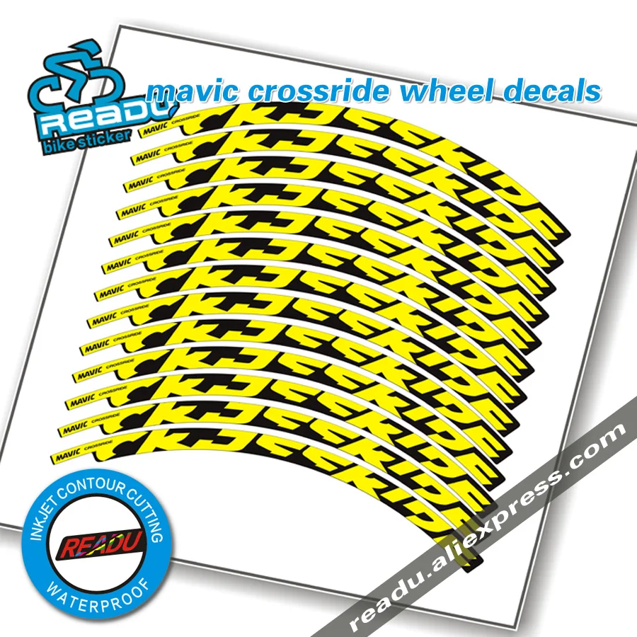 Наклейки на обод горного велосипеда mavic crossride 26 дюймов 27 5 29er|wheelset sticker|stickers mtbrim decals |