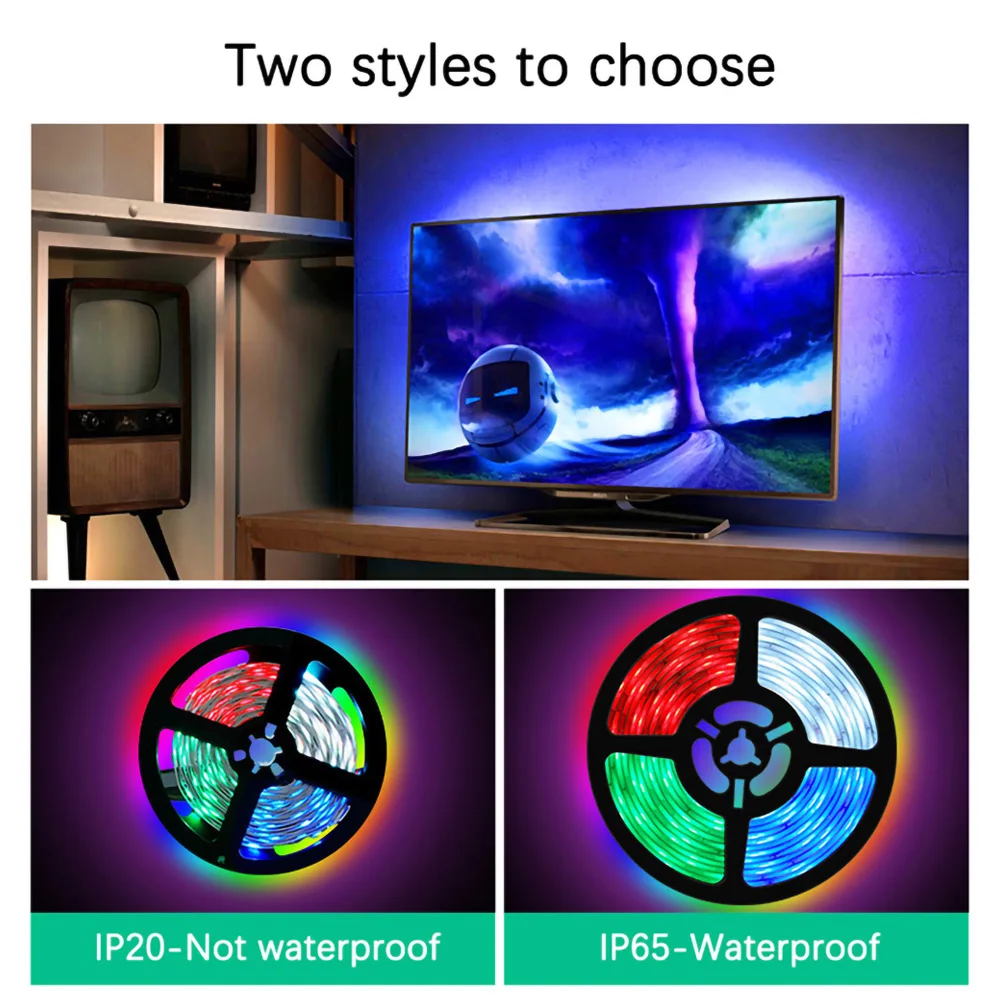 Festoon Led Light Strip Lights For Room Decor Outside Christmas Decoration Rgb Tape TV Neon | Лампы и освещение