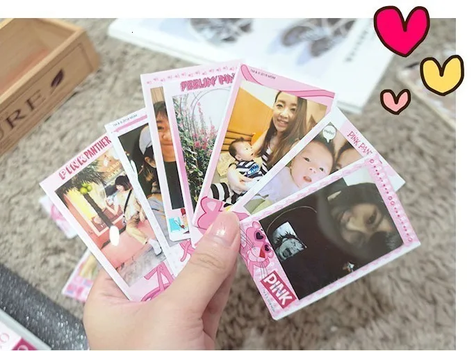 Новая фотобумага Fujifilm 10 листов Instax Mini Розовая пантера для мгновенной печати для камеры Instax Mini 8 7s 9 25 50s 90 SP-1 SP-2