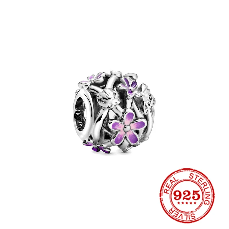 Новый браслет Pandora в виде бутылки с соком собаки мамы дочки совы фотокамера