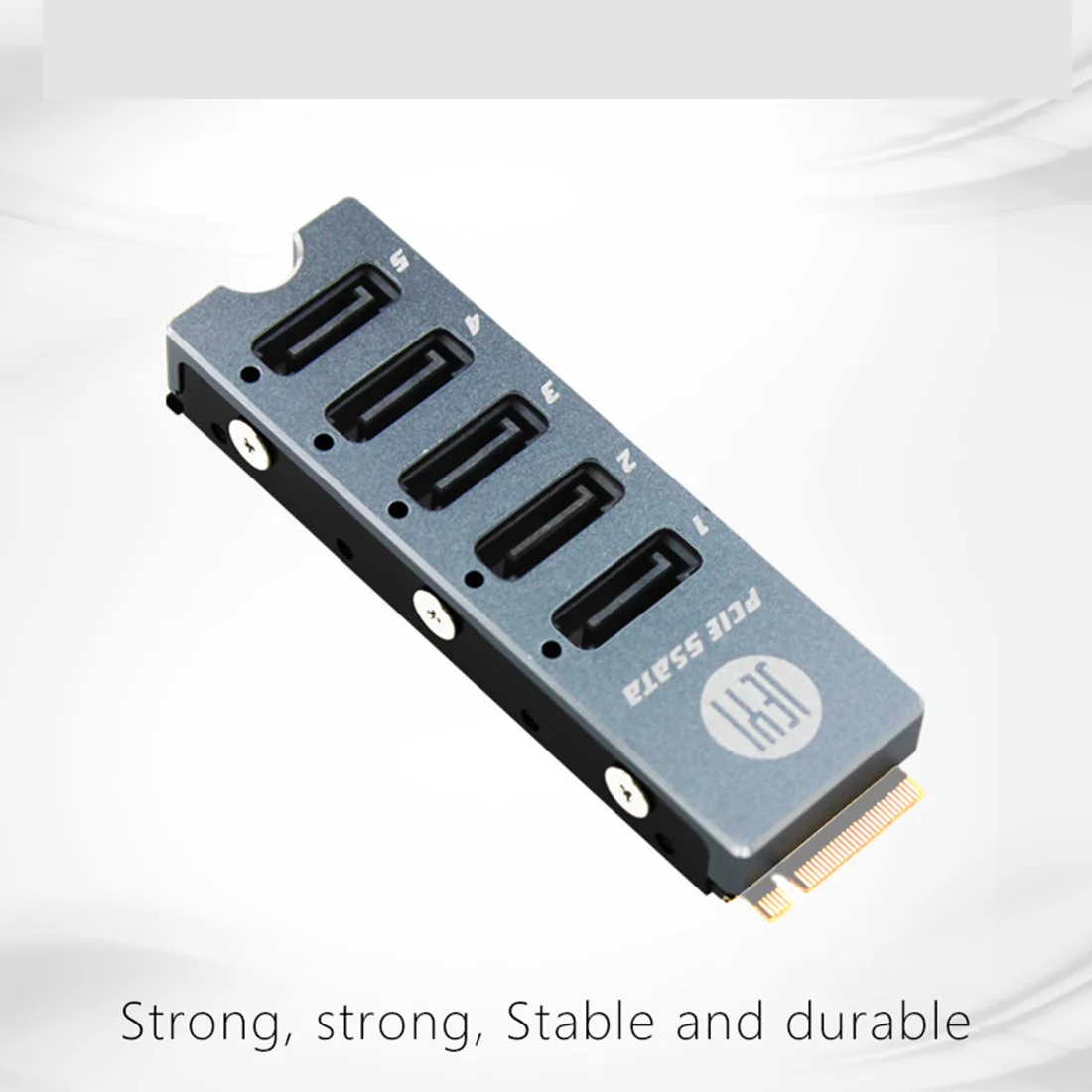 Карта памяти JEYI SATA Disk Array JMS585 Slim 5 портов SATA3 для M. 2 Nvme PCI E 3 0 к 16G радиатор охлаждения