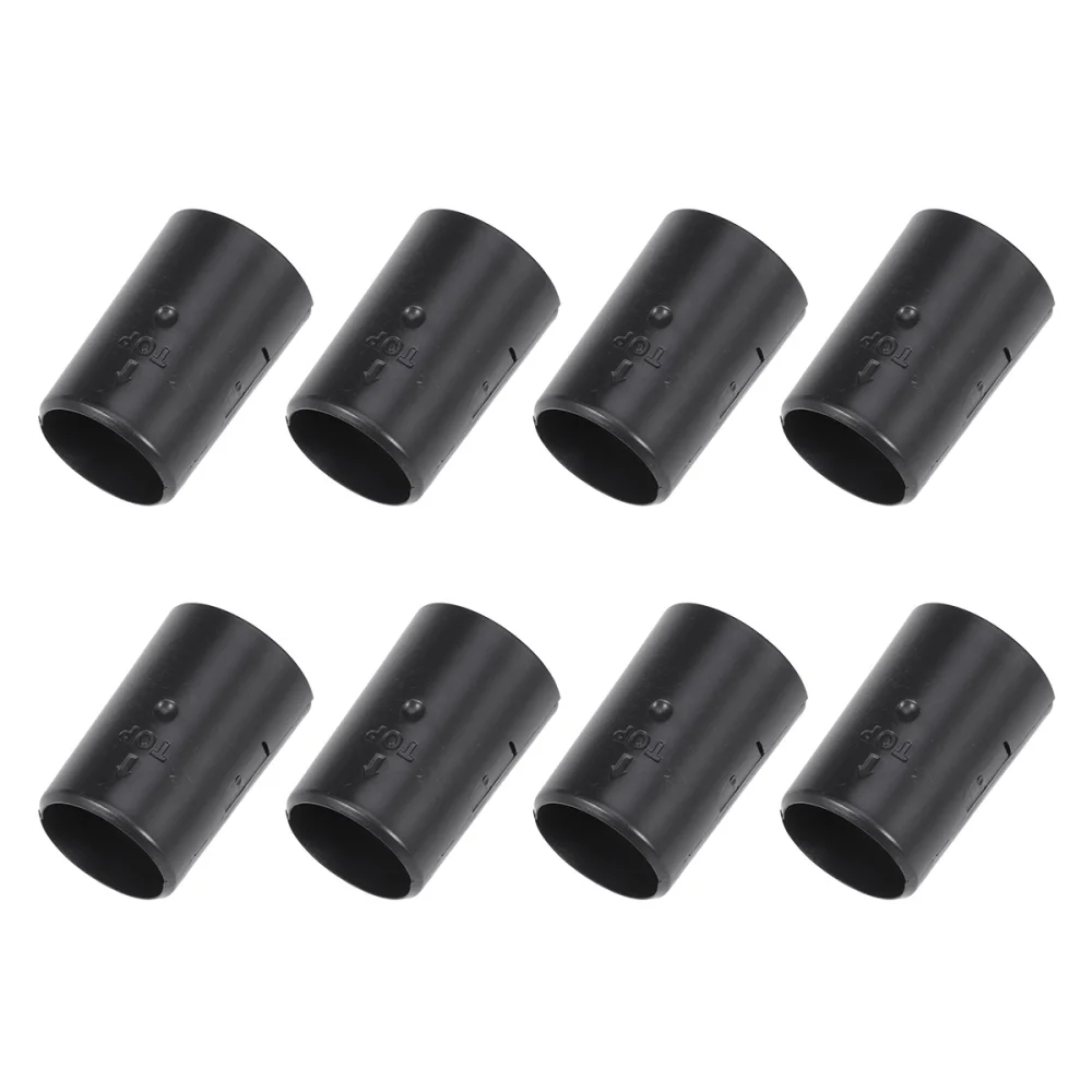 

32 Pairs Anti-static Wire Shelfing Shelf Lock Clips Shelf Sleeves (Black)