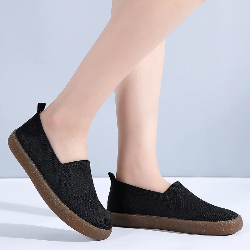 2019 г. осенние женские кроссовки на плоской подошве из дышащего сетчатого