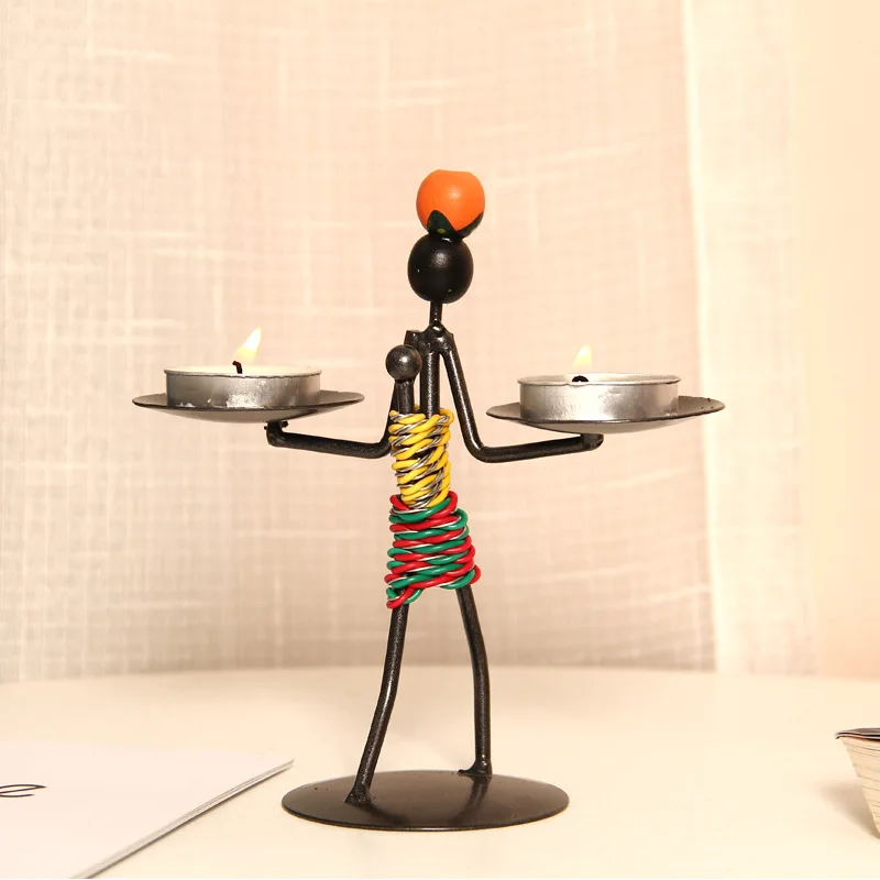 2 шт. подсвечник в виде свечи аксессуары для украшения ретро домашний креативный