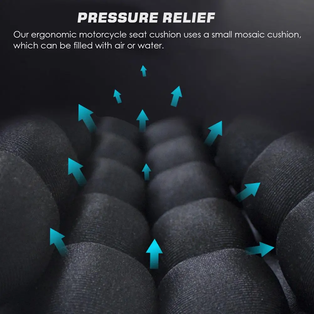 Квадратные подушки из ТПУ для мотоциклетного сиденья дышащая Противоударная 3D