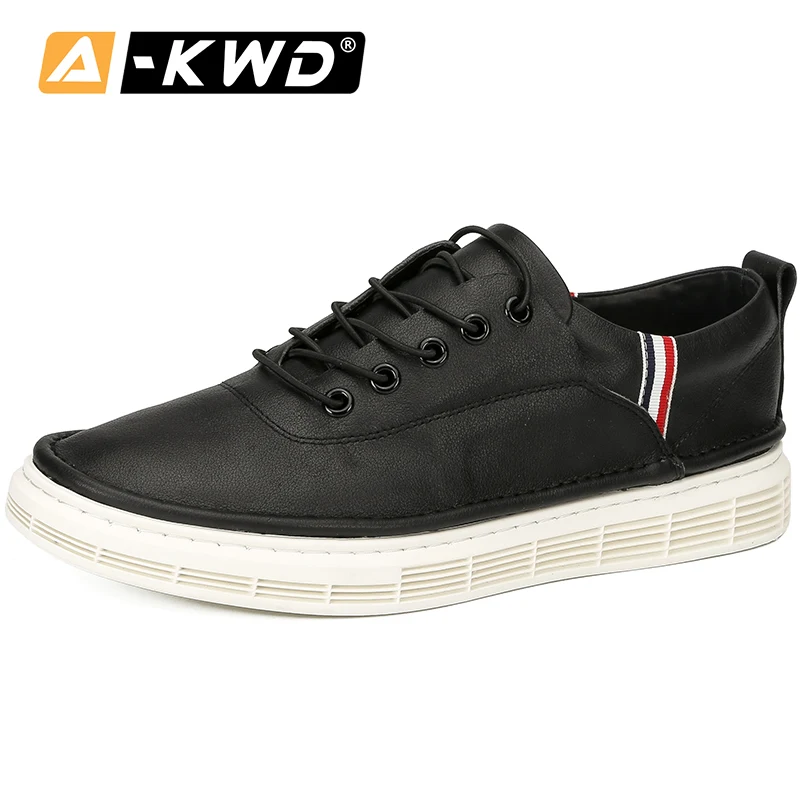 Кроссовки Merkmak мужские низкие кожаные дышащие кеды повседневная спортивная