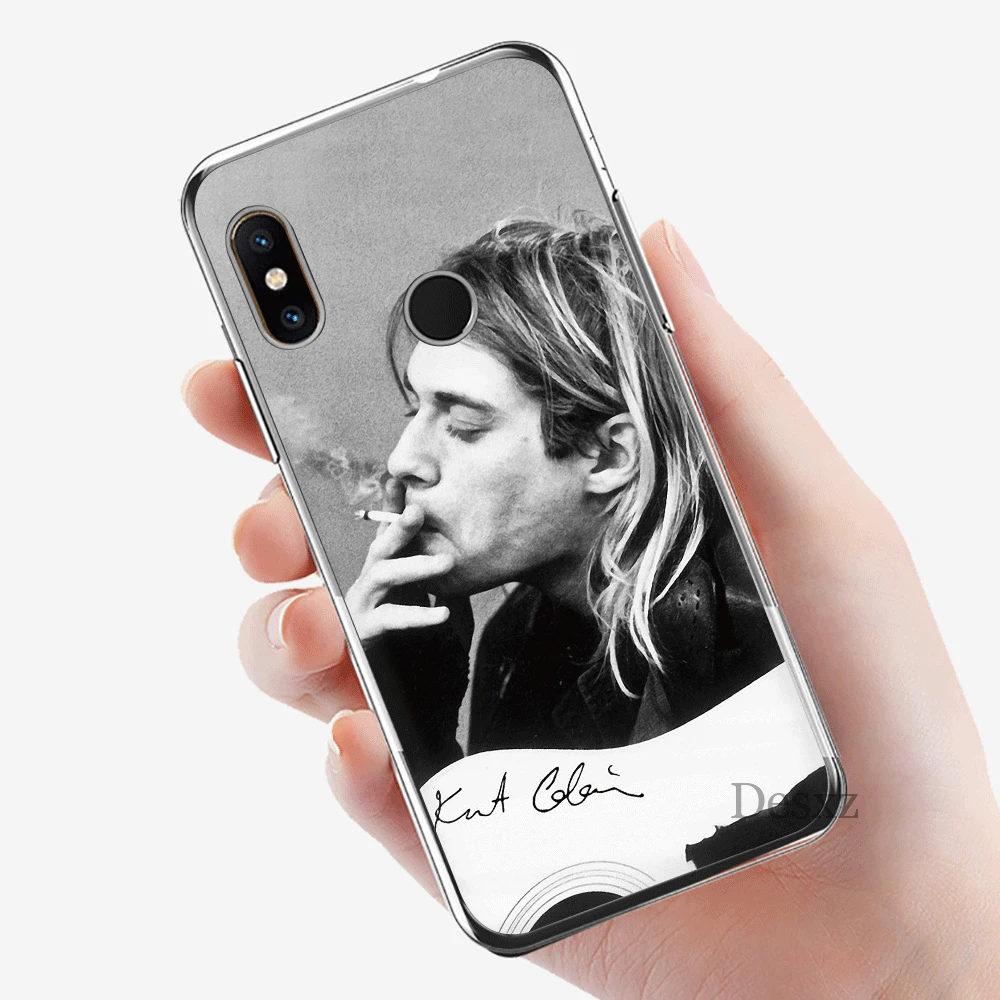 9 Чехол для мобильного телефона из ТПУ для Xiaomi Redmi Note 7 8 Pro 4 Note 4X5 5A 6 Cover Nirvana Kurt Cobain Shell - Цвет: 9