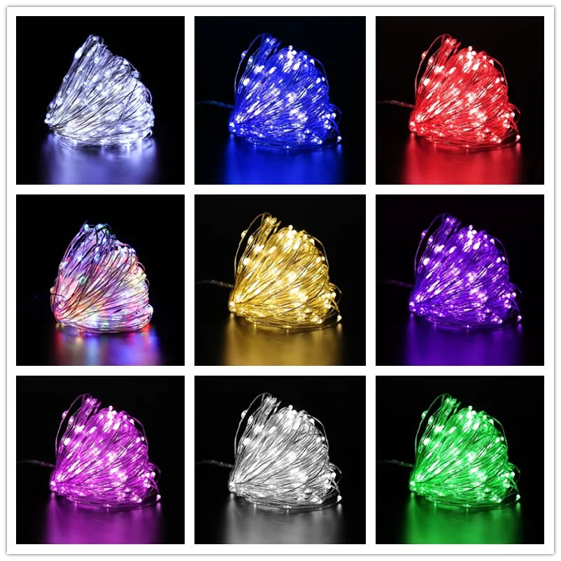 

10M LED String Lights Copper Wire Fairy Lights for Christmas Decoration Garland Room Bedroom Indoor Wedding Decoration Lamp