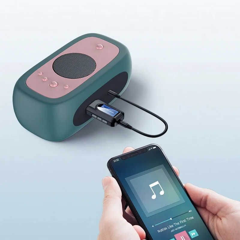USB Bluetooth 5 0 аудио передатчик приемник ЖК-дисплей 3 мм стерео беспроводной адаптер