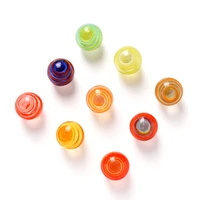 9pcsset 16mm glass ball cream console game pinball small marbles pat toys parent child beads bouncing ball