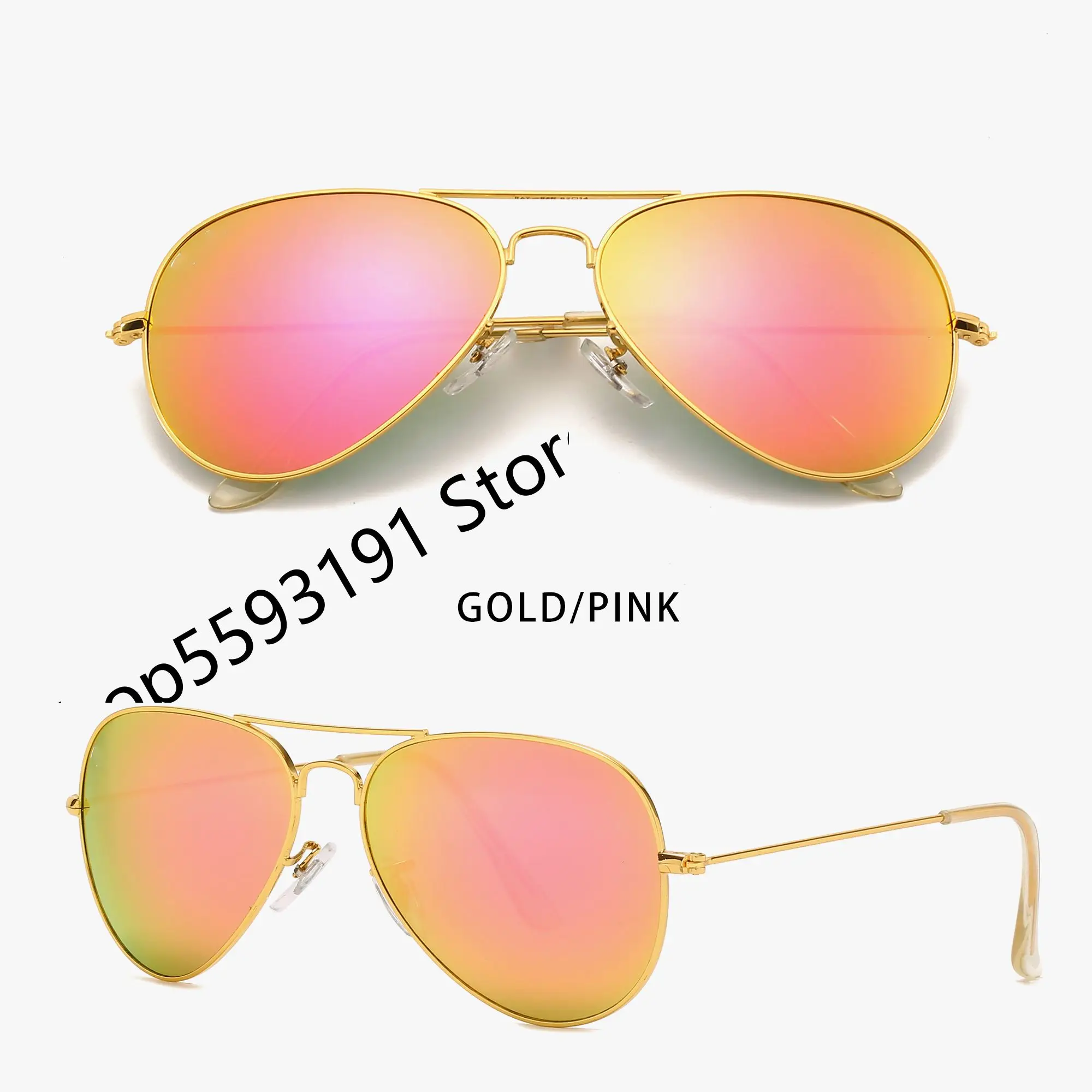 

Top Quality Men Women Glasses Army Military Pilot Sunglasses Color Glass Lens UV400 Sports Brand Sun Glasses Driver Shade 3026