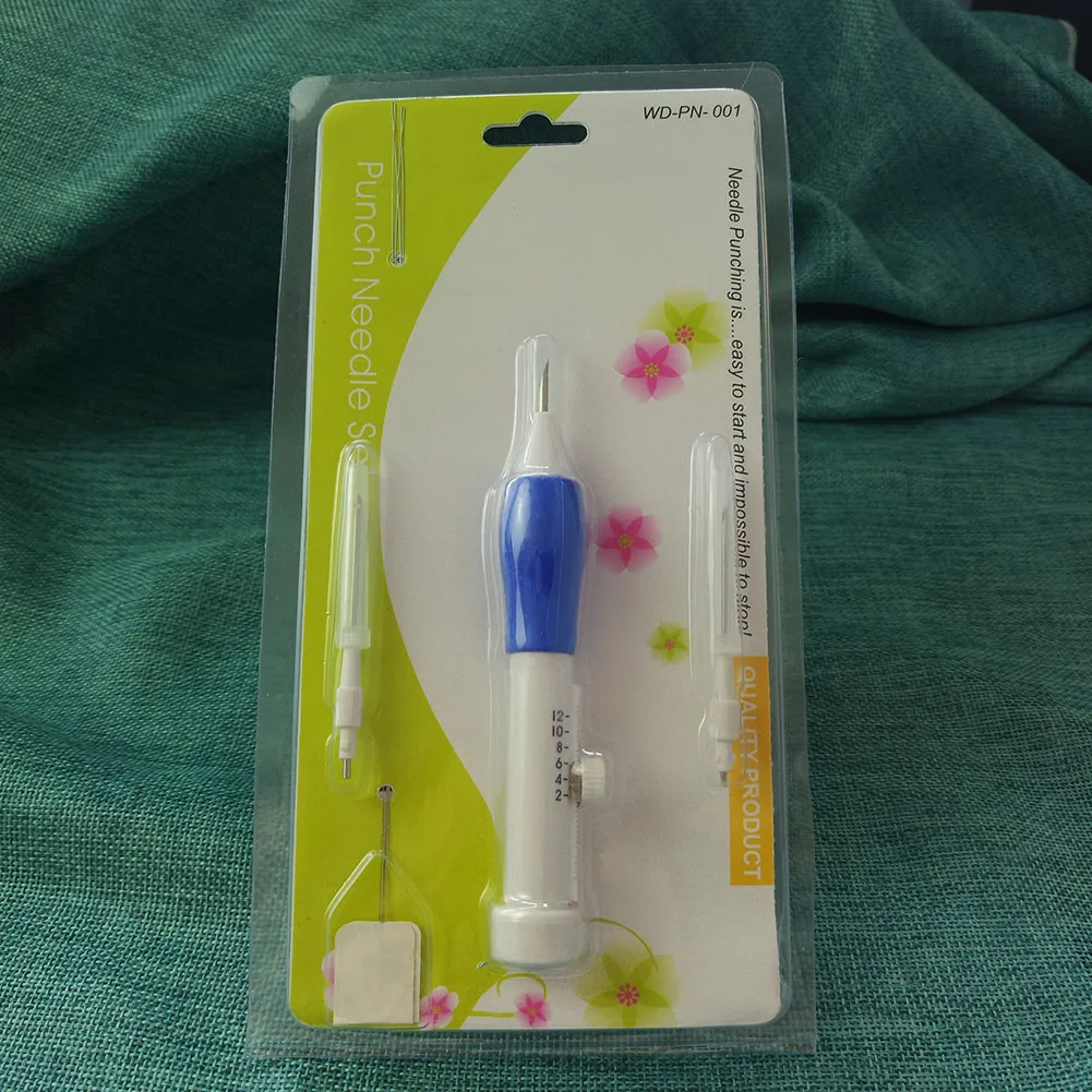 

Embroidery Pen Embroidery Needle Weaving Tool Fancy Art Handmaking Sewing Poking Cross Stitch Tools Crochet Knitting Needle