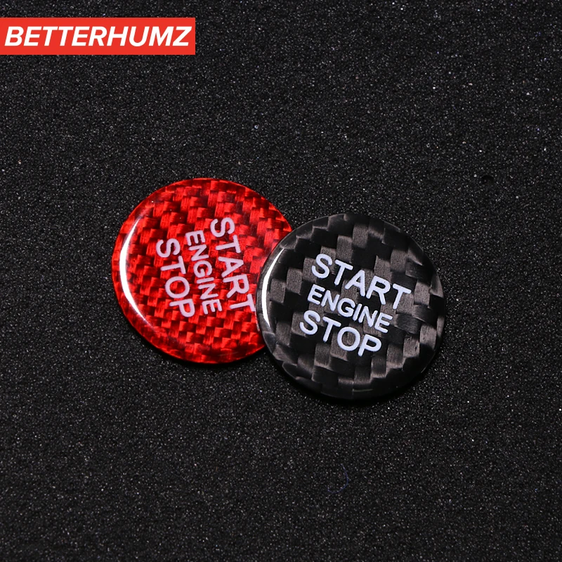 Автомобильная кнопка включения и остановки двигателя из углеродного волокна