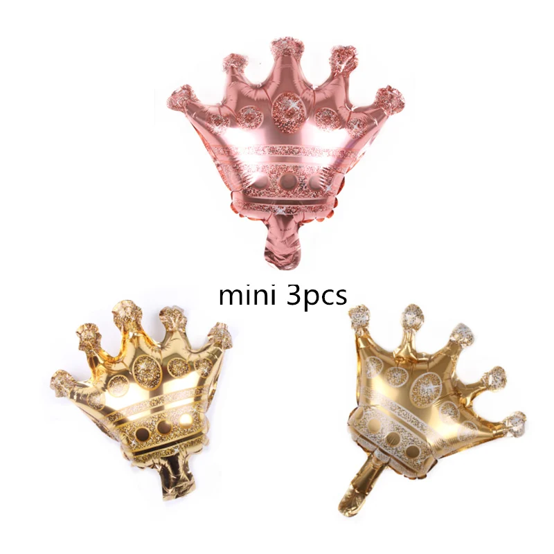 Большая корона алюминиевая пленка шар из алюминиевой фольги средняя Корона