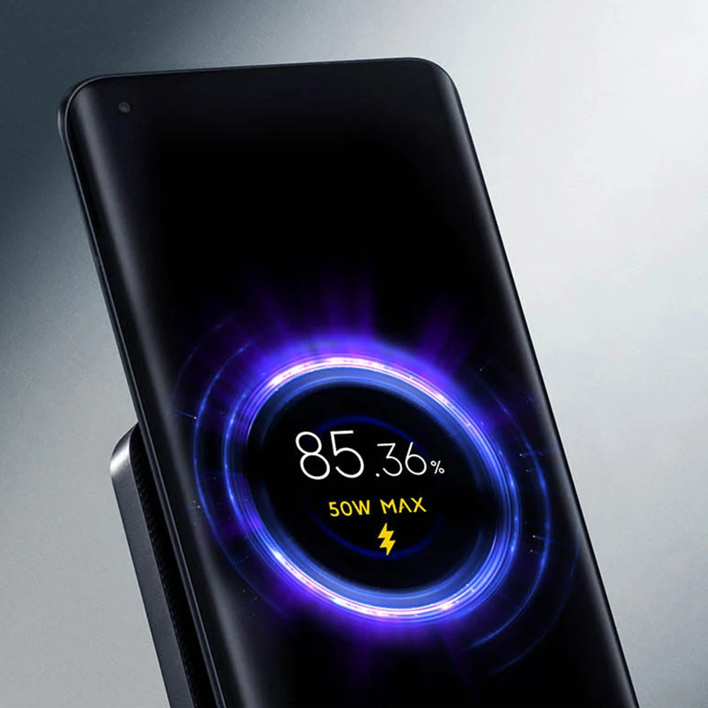 Оригинальное вертикальное Беспроводное зарядное устройство Xiaomi с воздушным