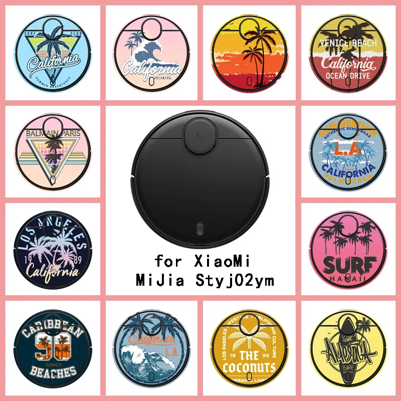 

Обеспечиваем индивидуальное кокосовое дерево стикер наклейка для xiaomi робот Mijia Роботизированный Styj02ym Швабра Pro вакуумный очиститель кожи з...