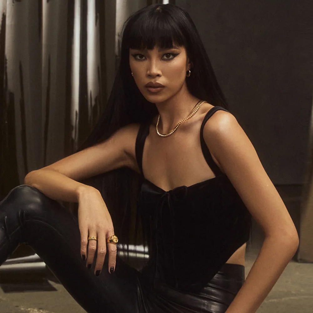 

New Style Golden Velvet Exposed Navel Camisole Fishbone Women's Wear Europe Sexy top Vest casual tight dress