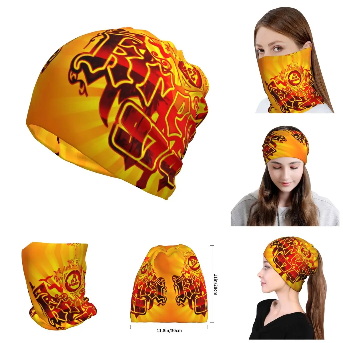 

Bonnet Hats hip hop Kreol 974 Sunset casquette Funny Graphic Unisex R248 Knitting Hat