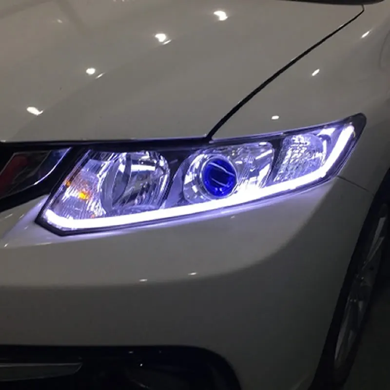 Автомобильный Стайлинг для Honda Civic Bi-xenon двойной объектив HID комплект Автомобильный Стайлинг 8 поколение для Honda Civic фары парковка 2006-2012