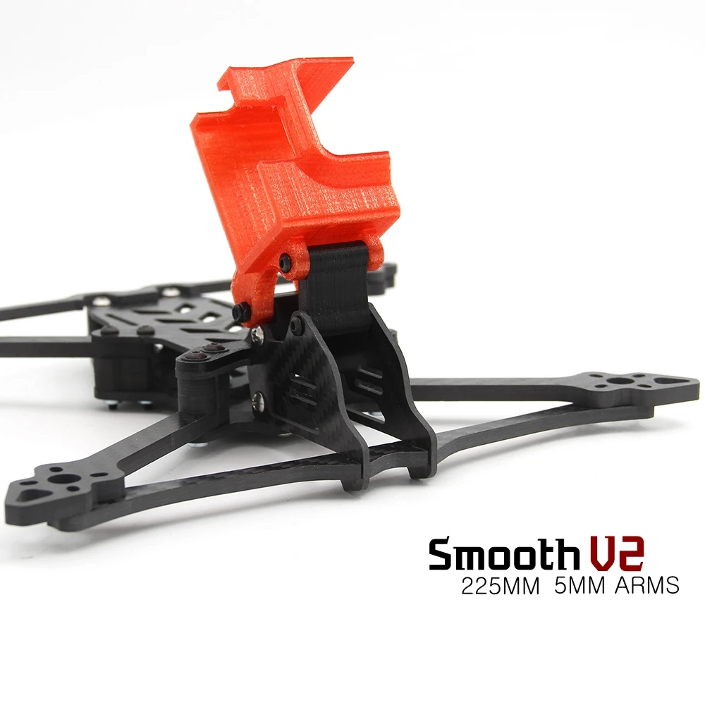 Квадрокоптер Smooth 5 дюймов V1 V2 225 мм H типа FPV для гонок рамка дрона ручка