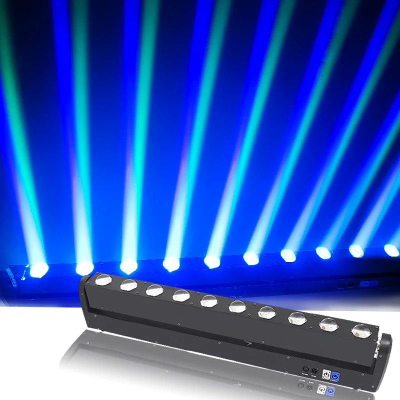 

10×40W LED moving head beam light DMX512 control, party Christmas background dyeing light