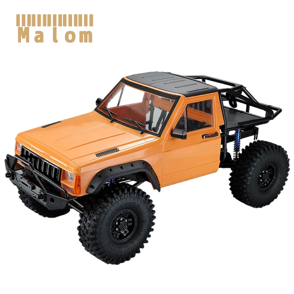 313mm Wheelbase Complete Frame Chassis & RC Cherokee Forward-Cab Body Rear Cage for 1/10 RC Crawler Traxxas TRX4 SCX10 II Redcat